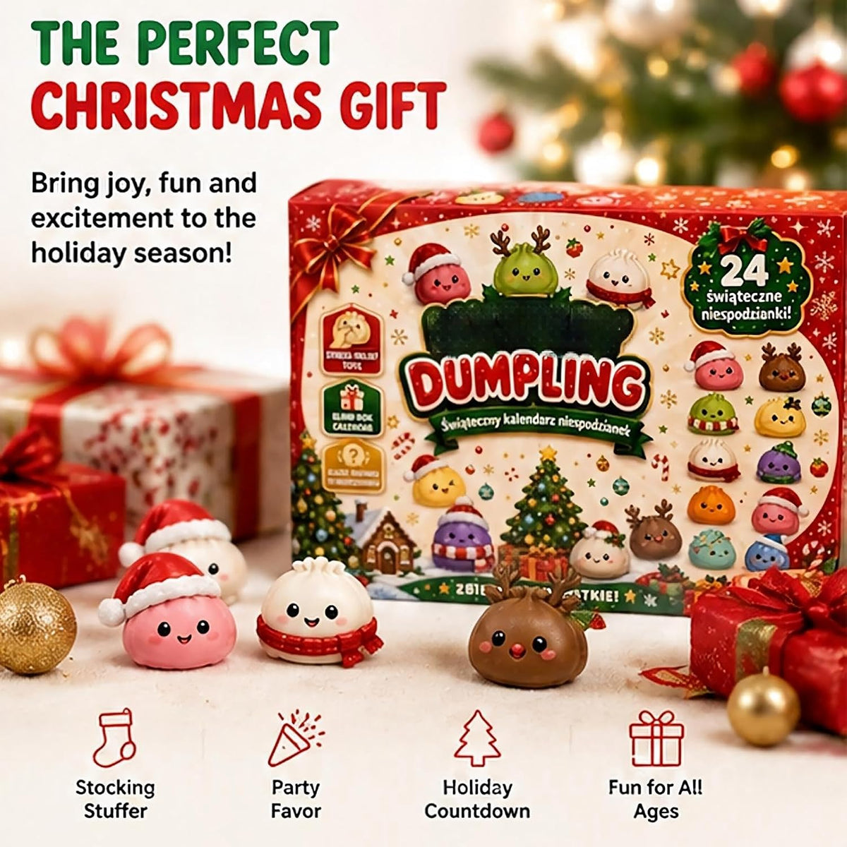 🔥49% Off Last Day 🔥24 Days of Squishy Christmas Surprises 🎄