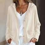 💖Hot Sale 50% OFF💖Women's Casual Hooded Jacket with Drawstring Hem