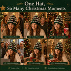 🔥Black Friday Deals 49% OFF--🎄Complete Light-Up Christmas Tree Crochet Hat DIY Kit