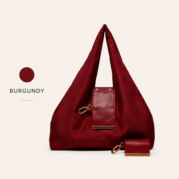 👜✨Foldable Shopping Bag Keychain Eco-Friendly Reusable Tote Bag