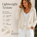 💖Hot Sale 50% OFF💖Women's Casual Hooded Jacket with Drawstring Hem