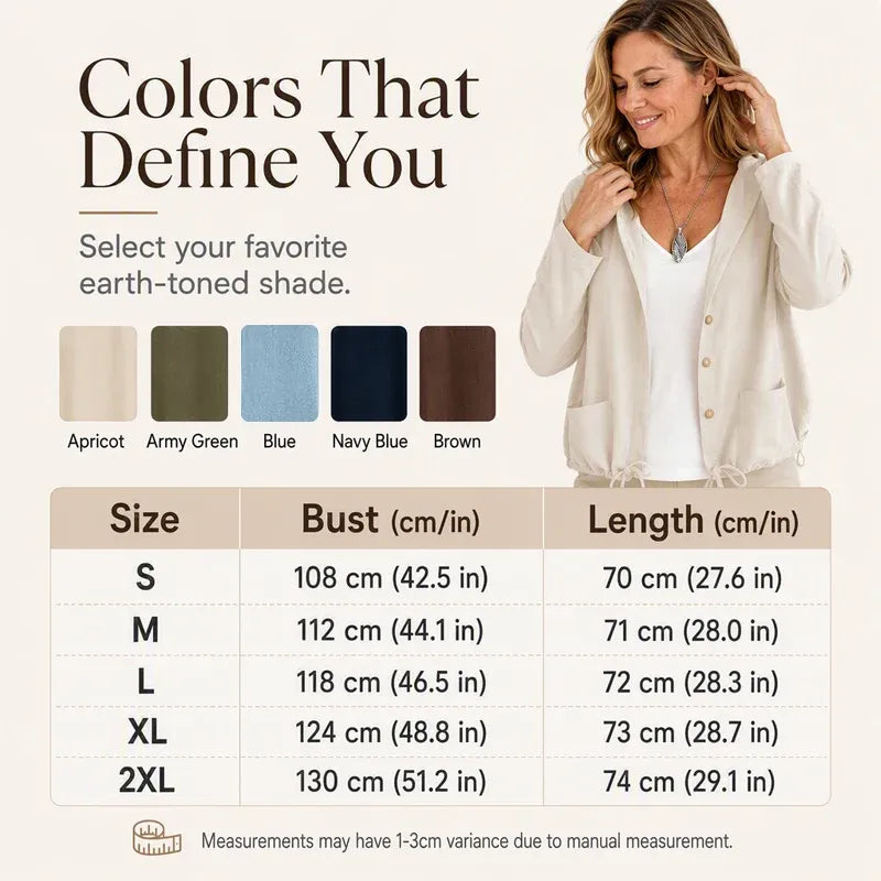 💖Hot Sale 50% OFF💖Women's Casual Hooded Jacket with Drawstring Hem