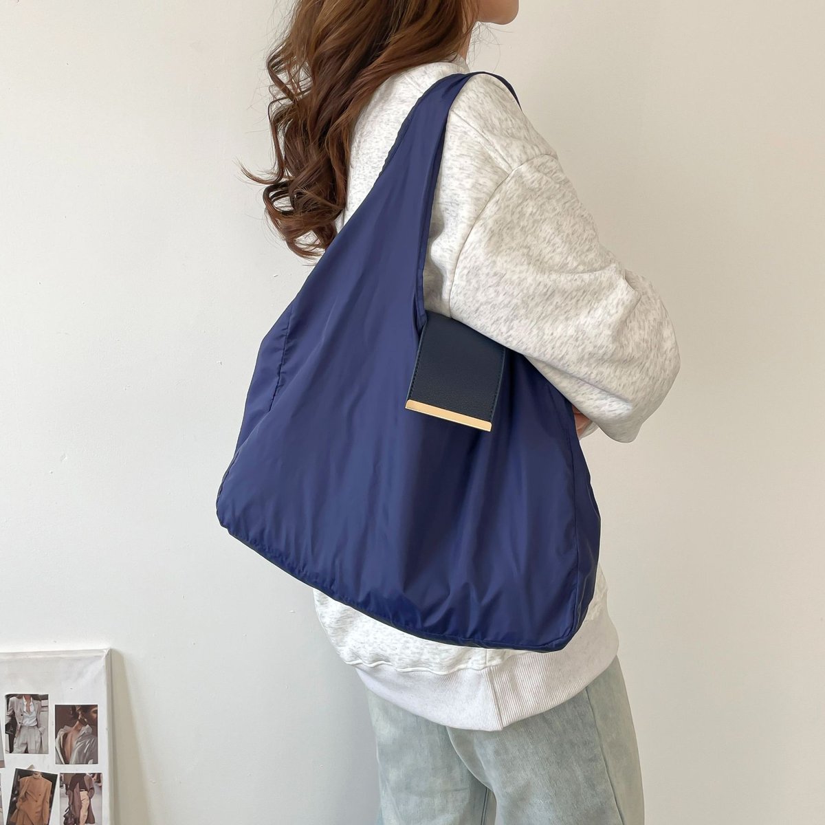 👜✨Foldable Shopping Bag Keychain Eco-Friendly Reusable Tote Bag