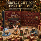 ⏳ Last Day 49% OFF – 🐶 24-Day French Bulldog Christmas Advent Calendar | 24 Unique Collectible Frenchie Characters with Different Outfits, Personalities & Daily Holiday Surprises 🎄✨