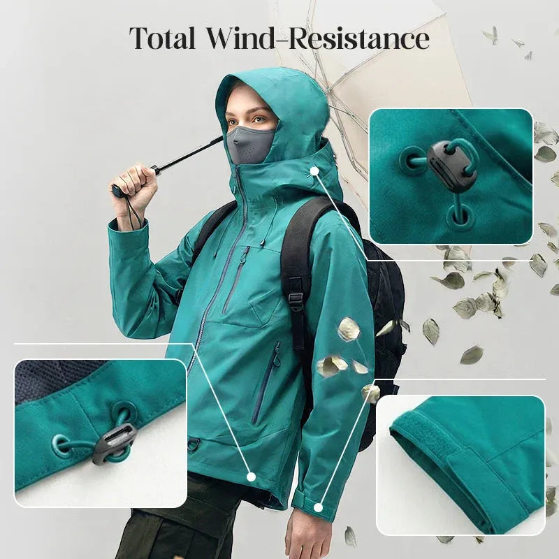 🥳2026 HOT SALE💞60% OFF!🚶‍♀️🌧️Lightweight Waterproof Jacket – Move freely, stay dry! No bulky layers, just comfortable protection. Handy pockets, adjustable hood. Perfect for daily walks. 🌿🧥