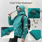 🥳2026 HOT SALE💞60% OFF!🚶‍♀️🌧️Lightweight Waterproof Jacket – Move freely, stay dry! No bulky layers, just comfortable protection. Handy pockets, adjustable hood. Perfect for daily walks. 🌿🧥