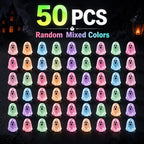 🔥LAST DAY 50% OFF - Glow-in-the-Dark Cute Ghost Resin Bead Set👻