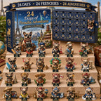 ⏳ Last Day 49% OFF – 🐶 24-Day French Bulldog Christmas Advent Calendar | 24 Unique Collectible Frenchie Characters with Different Outfits, Personalities & Daily Holiday Surprises 🎄✨