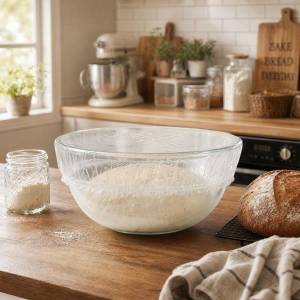 🔥Black Friday Deals 49% OFF-100Pcs Medium Reusable Elastic Plastic Bowl Covers - Kitchen Bread Proofing