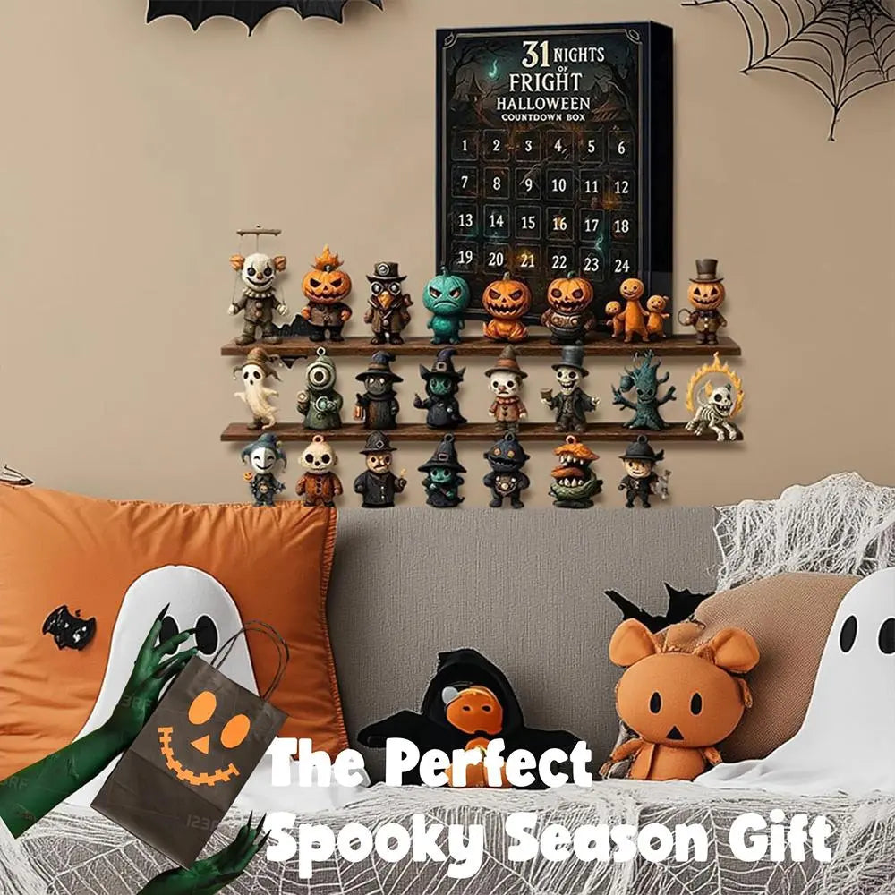 💥 Last Day 49% OFF --👻2026 Halloween Countdown Advent CalendarGift Box🎃