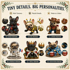 ⏳ Last Day 49% OFF – 🐶 24-Day French Bulldog Christmas Advent Calendar | 24 Unique Collectible Frenchie Characters with Different Outfits, Personalities & Daily Holiday Surprises 🎄✨