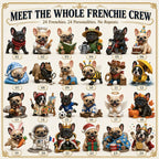 ⏳ Last Day 49% OFF – 🐶 24-Day French Bulldog Christmas Advent Calendar | 24 Unique Collectible Frenchie Characters with Different Outfits, Personalities & Daily Holiday Surprises 🎄✨