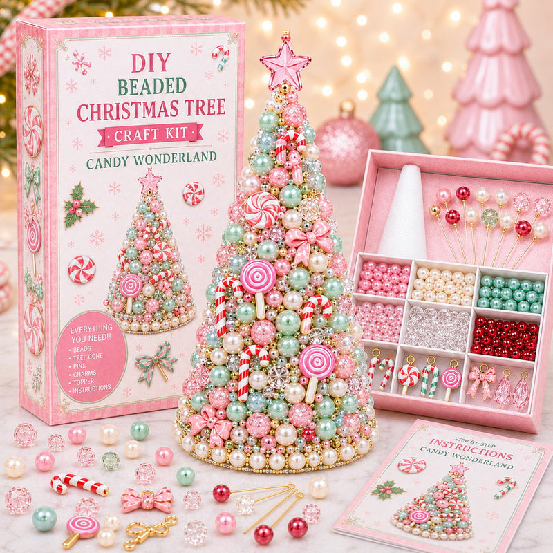 🔥Last Day 49% OFF - 🎄✨ DIY Beaded Christmas Tree Craft Kit(📦Buy 3 Free Shipping)