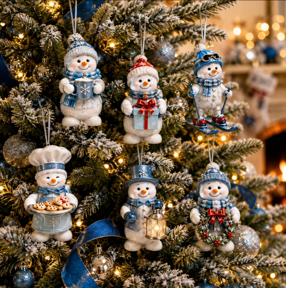 🎅 2026 Christmas Gift 50% Off--✨24-Day Christmas Countdown Advent Calendar – Snowman Christmas Series