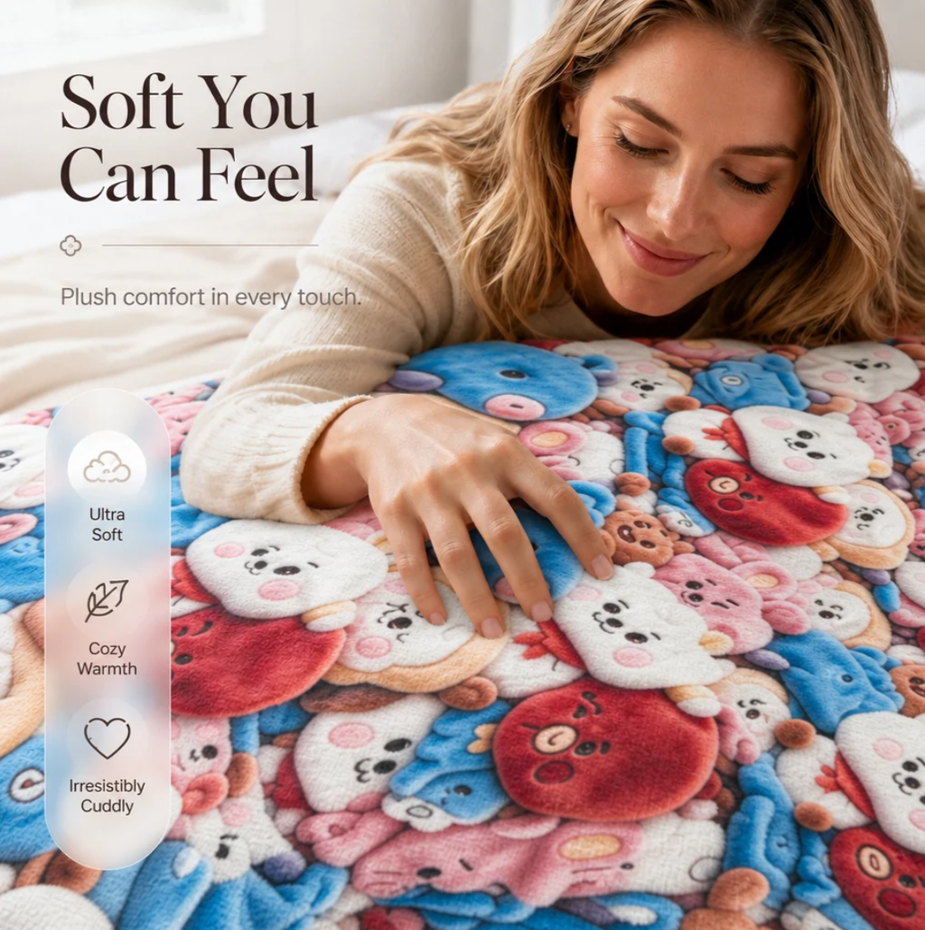 🎁Black Friday Deals 49% OFF--Plush Toy Blanket