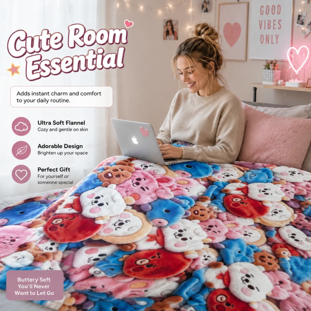 🎁Black Friday Deals 49% OFF--Plush Toy Blanket