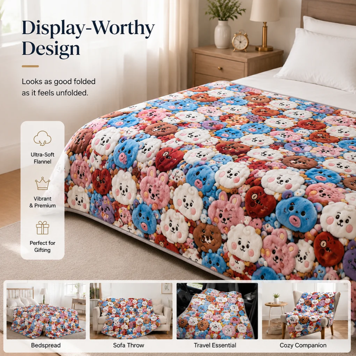 🎁Black Friday Deals 49% OFF--Plush Toy Blanket