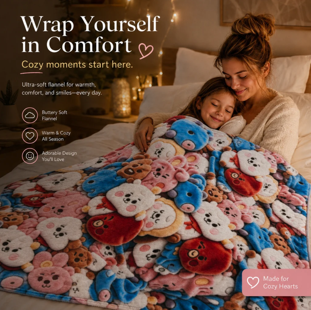 🎁Black Friday Deals 49% OFF--Plush Toy Blanket