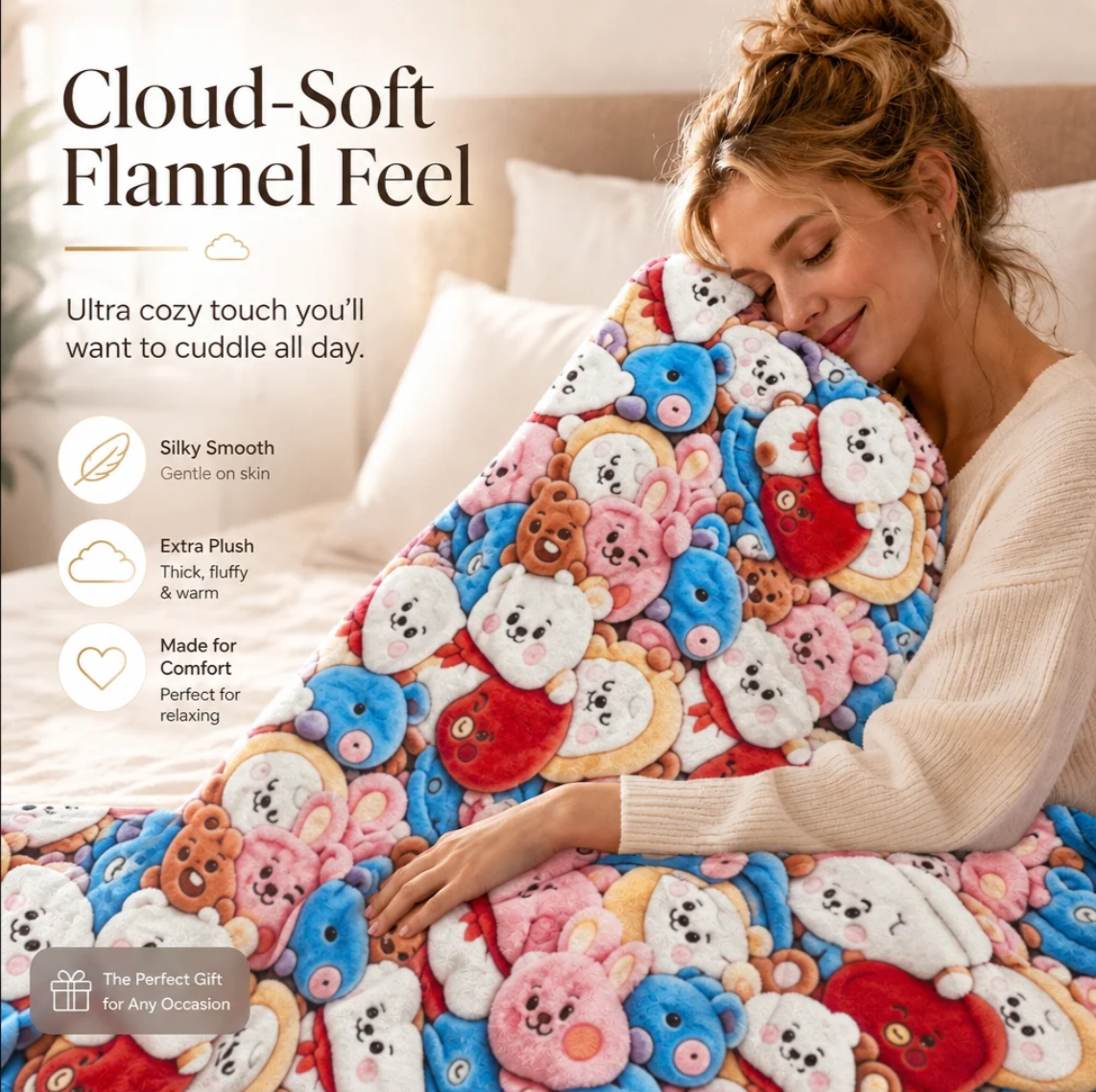 🎁Black Friday Deals 49% OFF--Plush Toy Blanket