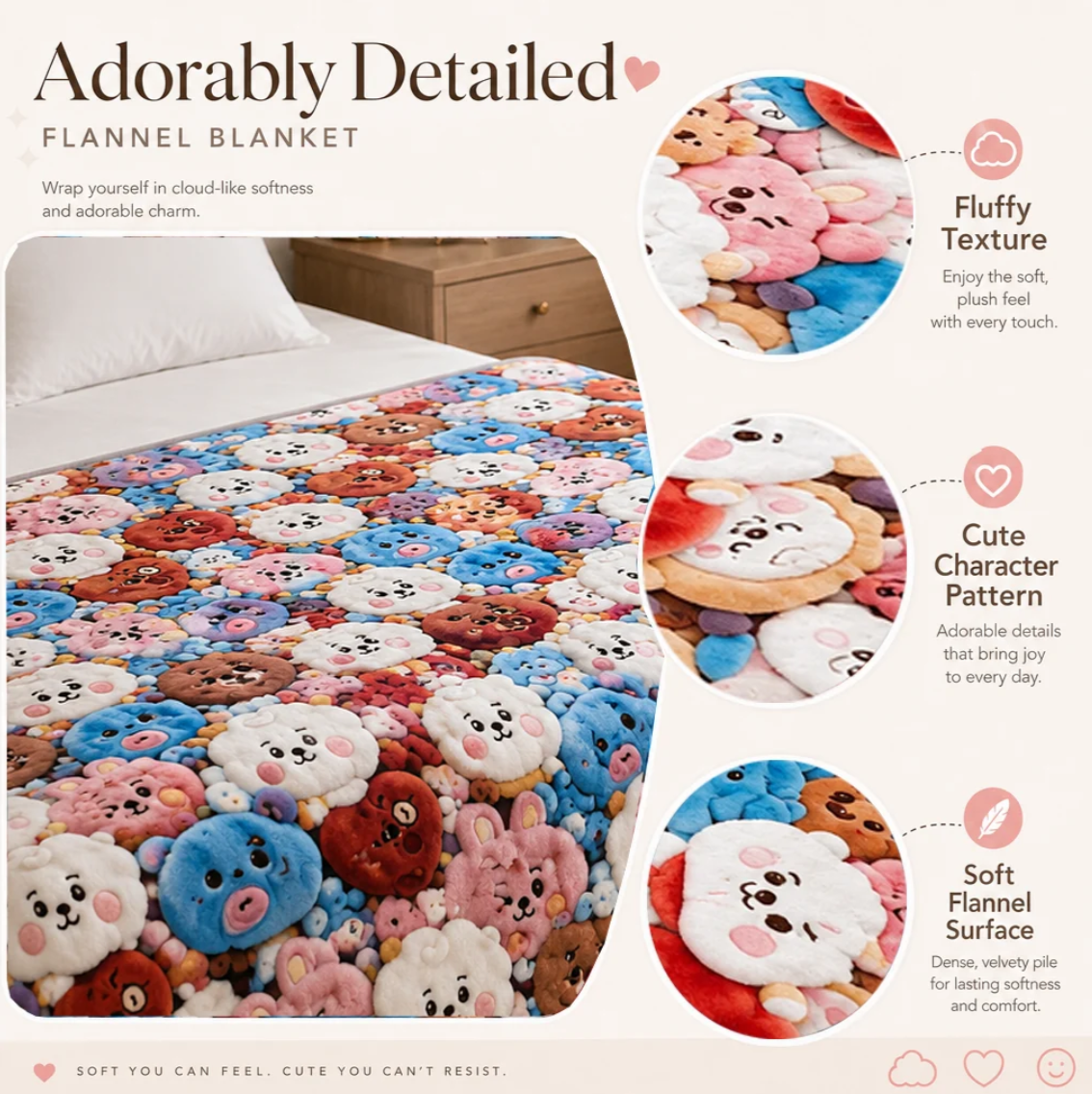 🎁Black Friday Deals 49% OFF--Plush Toy Blanket