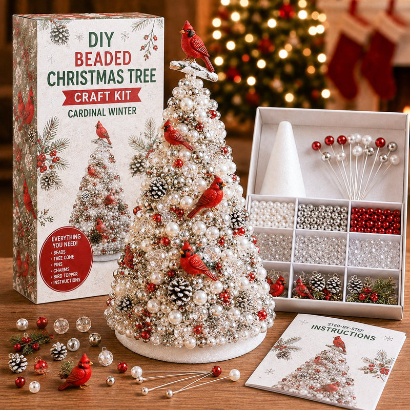 🔥Last Day 49% OFF - 🎄✨ DIY Beaded Christmas Tree Craft Kit(📦Buy 3 Free Shipping)
