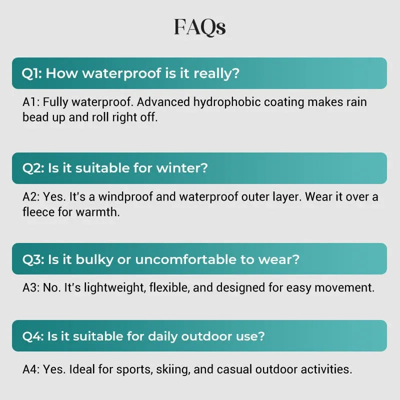 🥳2026 HOT SALE💞60% OFF!🚶‍♀️🌧️Lightweight Waterproof Jacket – Move freely, stay dry! No bulky layers, just comfortable protection. Handy pockets, adjustable hood. Perfect for daily walks. 🌿🧥