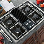 ✨4-Piece Reusable Non-Stick Gas Stove Burner Covers – Heat-Resistant & Washable💧