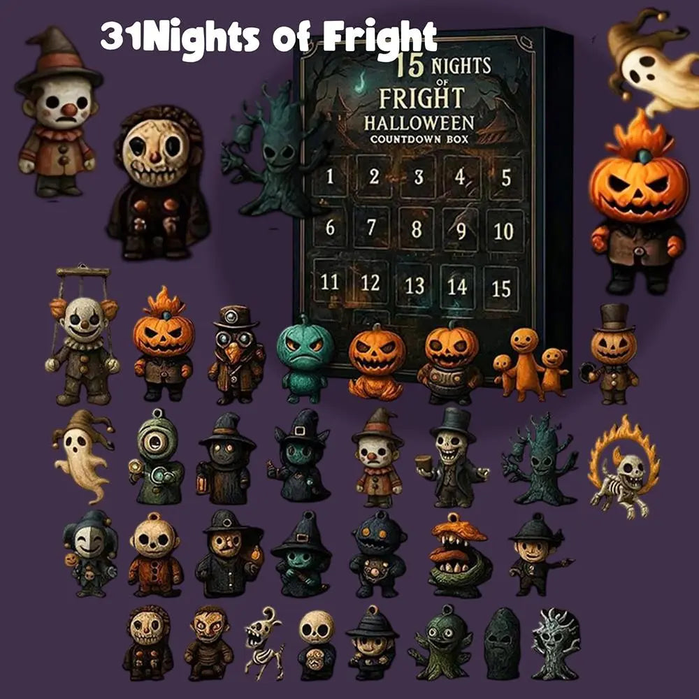 💥 Last Day 49% OFF --👻2026 Halloween Countdown Advent CalendarGift Box🎃