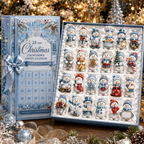 🎅 2026 Christmas Gift 50% Off--✨24-Day Christmas Countdown Advent Calendar – Snowman Christmas Series